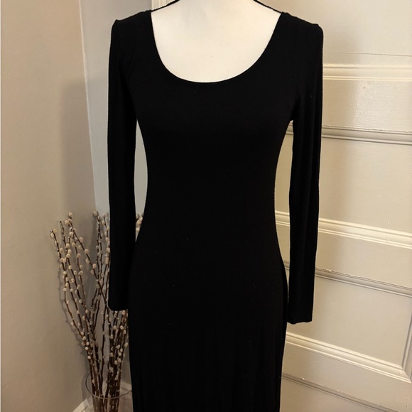 Donna Ricco Classic Black Long Sleeve Dress - Picture 2 of 6